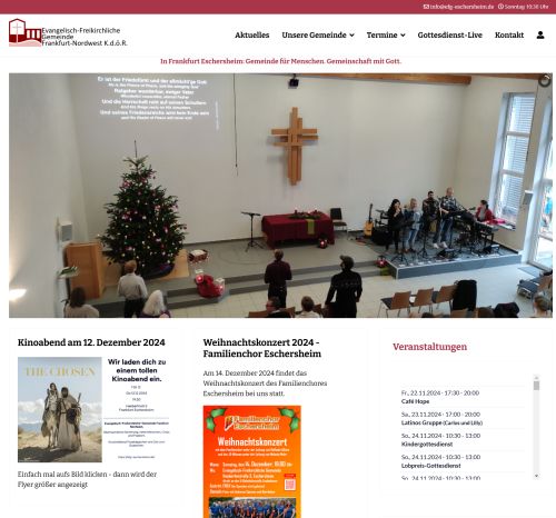 Screenshot EFG Eschersheim