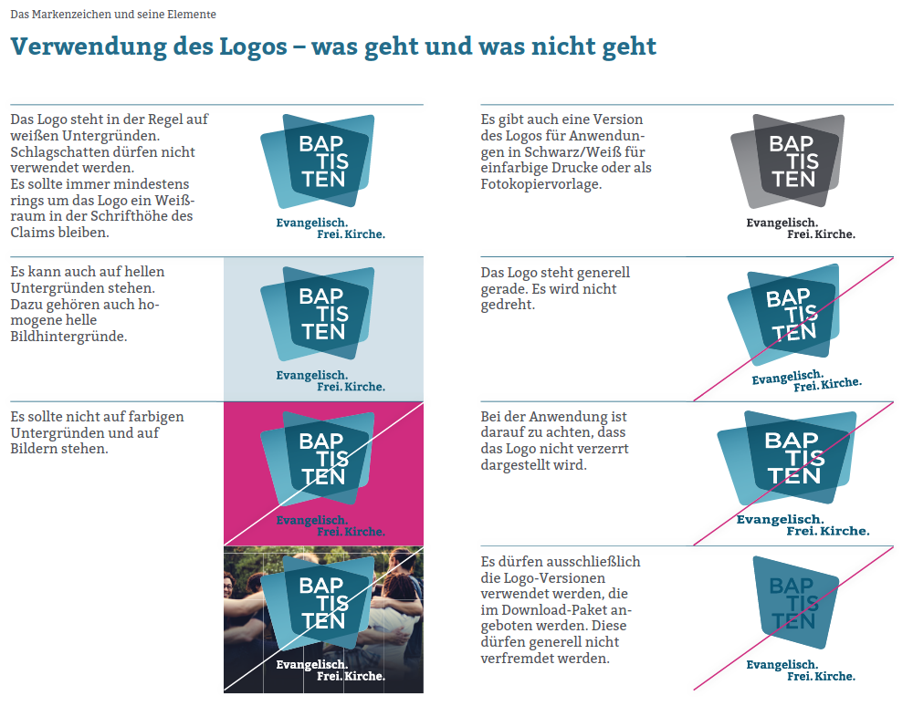 verwendung des logos